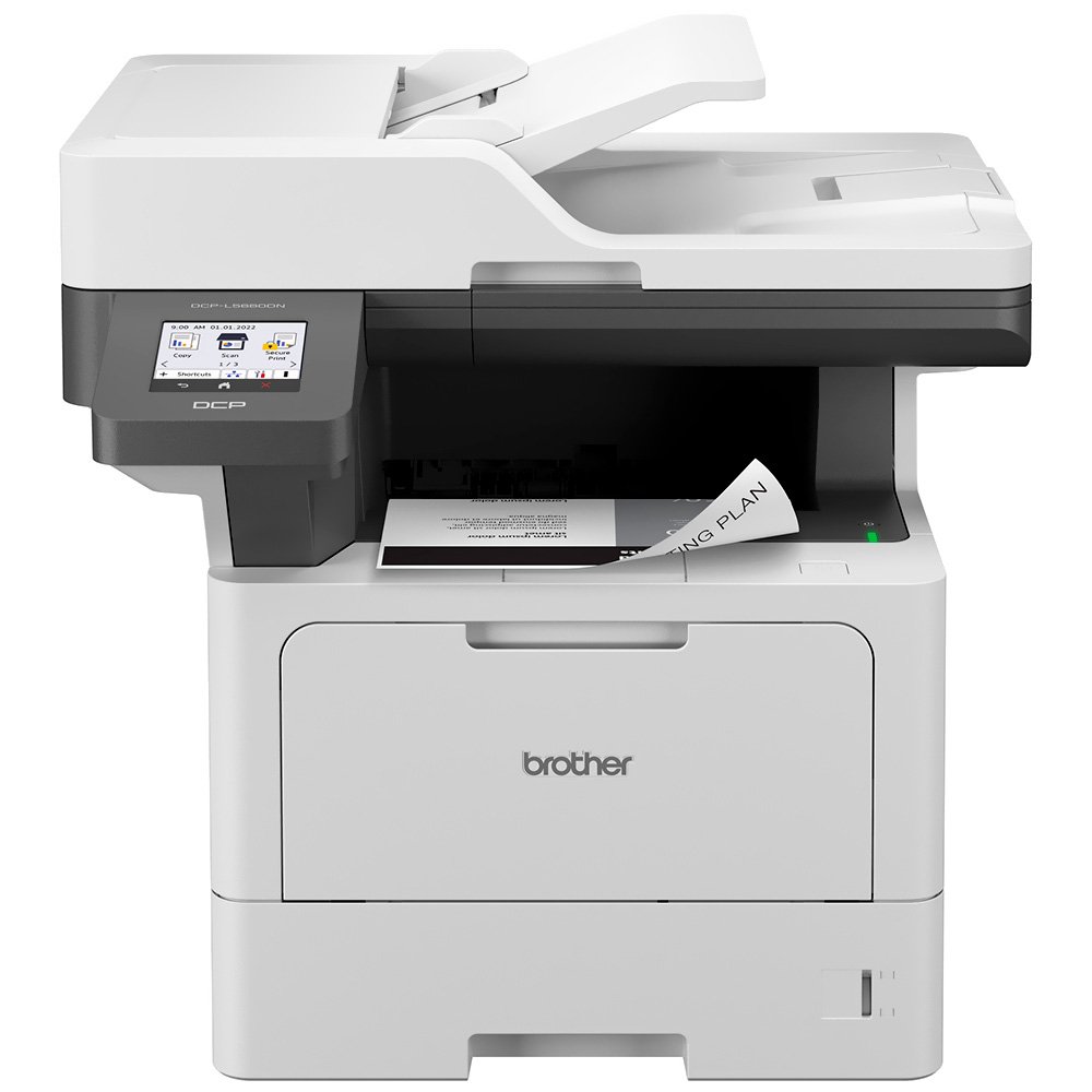 741021 Impresora Multifuncional Brother Láser DCP-L5660DN 220V - Negro - Imagen 1