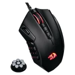 Ratón para juegos USB Redragon Azzinoth M921 RGB de 12400 DPI - Negro