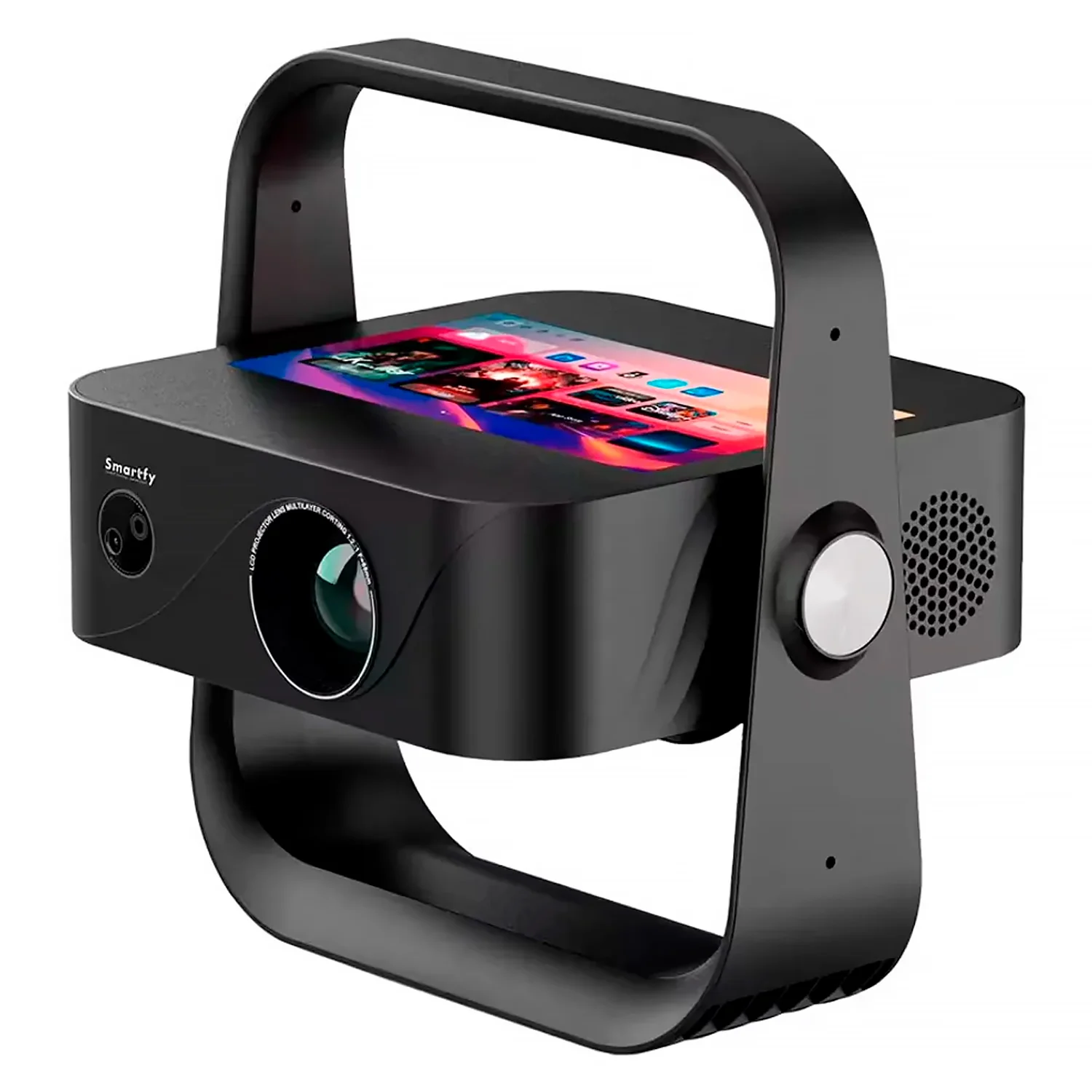 projetor-portatil-smartfy-pg04b-300-lumens-full-hd-bivolt-preto-1316513-62247 Proyector portátil Smartfy PG04B de 300 lúmenes, Full HD, bivoltaje - Negro - Imagen 1